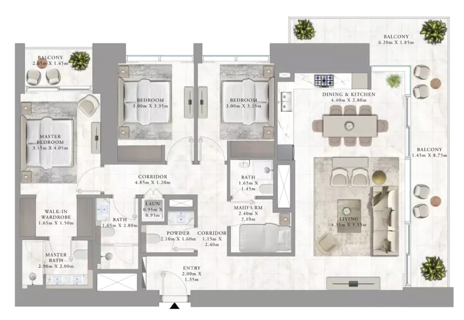 Bed Layout